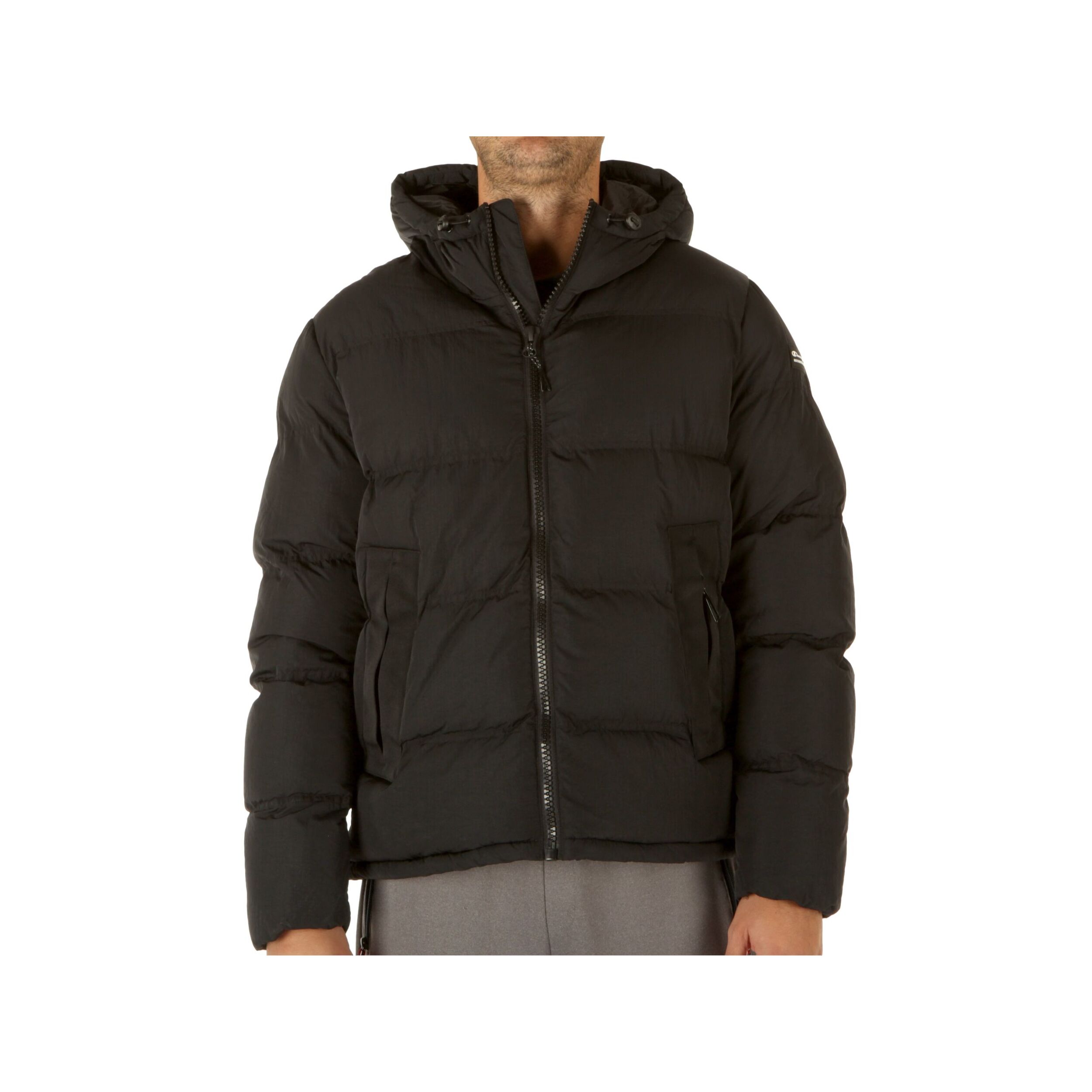 Piumini Champion Hooded Jacket Nero