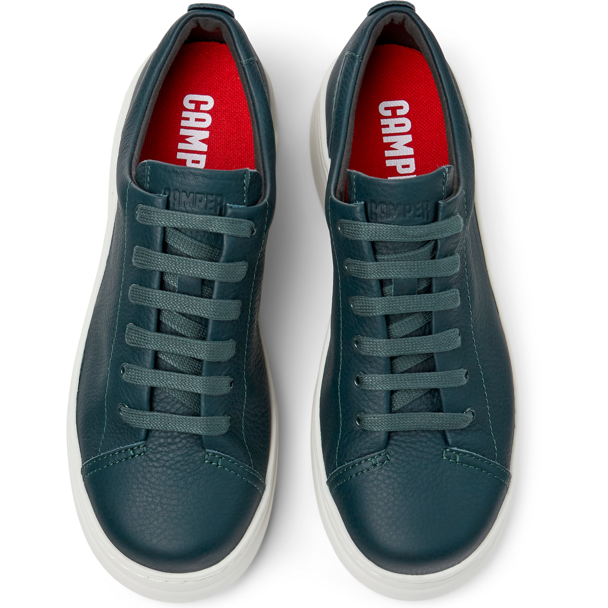 Sneakers - CAMPER Runner Up - Verde - Pelle liscia