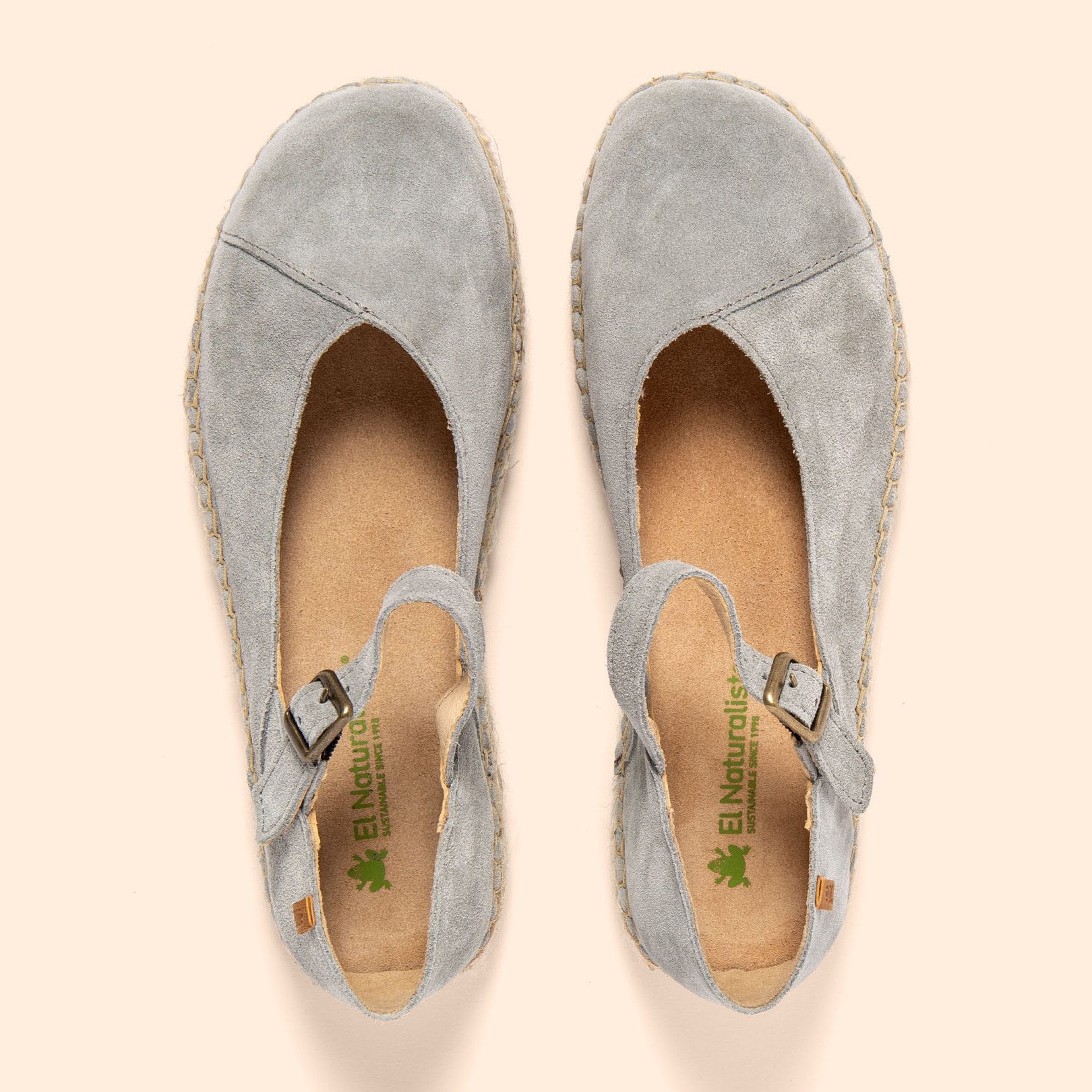 Zapatos N679 SILK SUEDE BLUE / CAMPOS color Blue