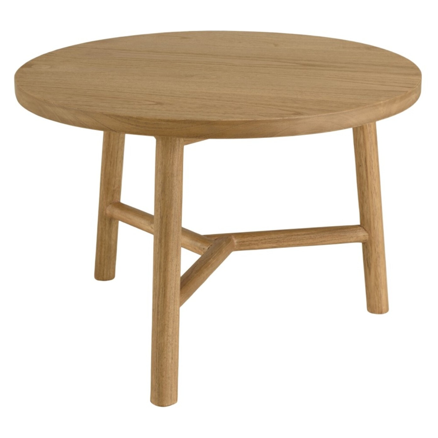 AMY - Table d'appoint ronde en bois de mindi D60cm