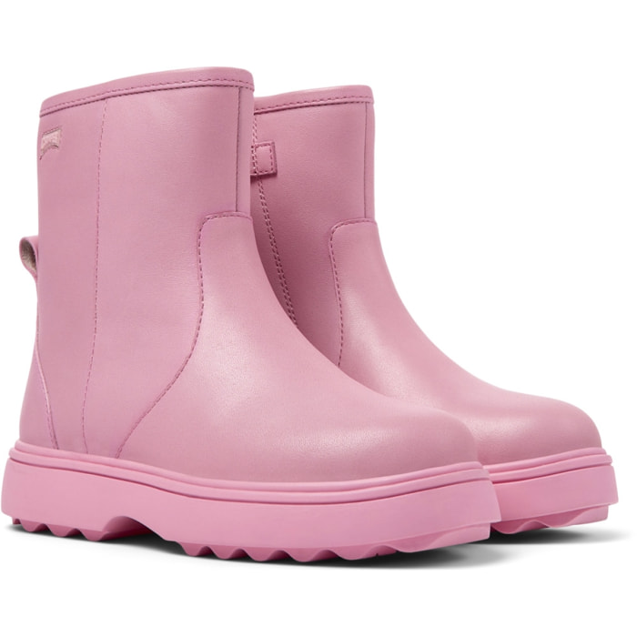 CAMPER Norte - Botines Rosa Infantil Unisex