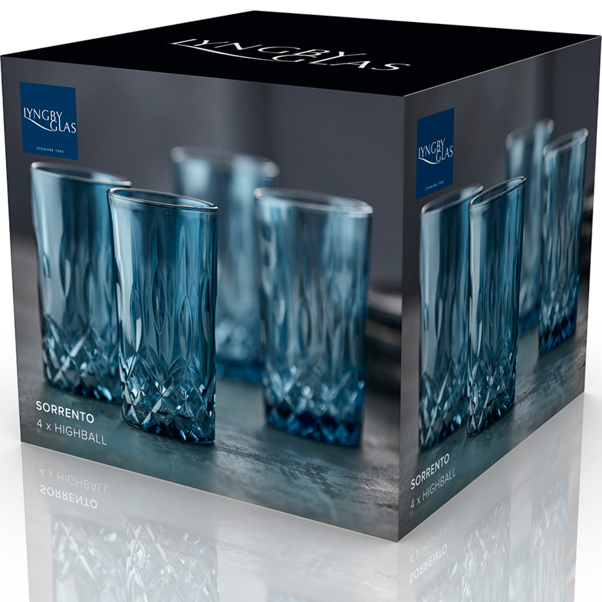 Set de 4 verres highball Sorrento 38 cl