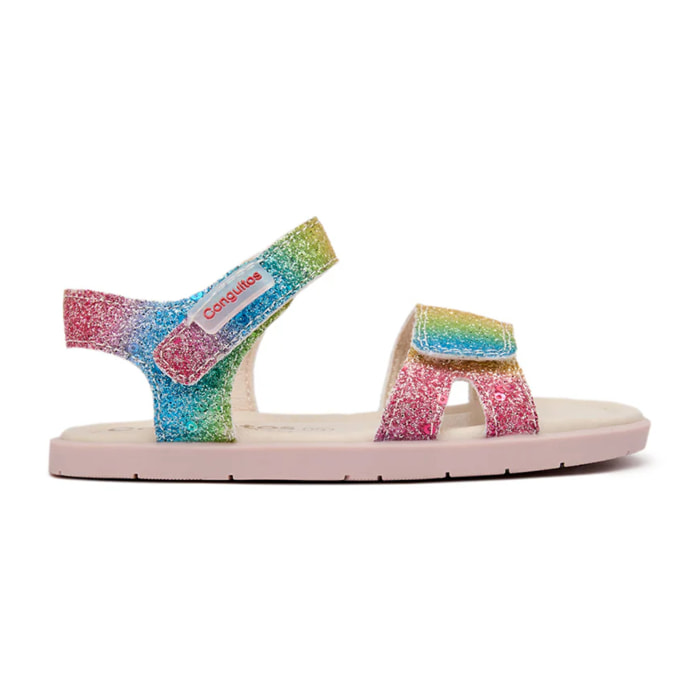 Sandalias Abiertas de Niña Respetuosas Goflex en Multicolor