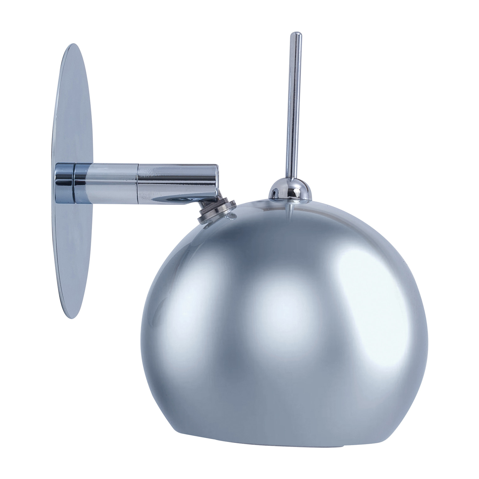 LEDS C4 Espejo de Aumento para Maquillaje con Luz LED. Espejo Retroiluminado para Baño con Brazo Extendible y Ajustable. Cromo