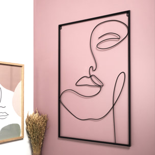 Tableau Filaire Visage 60x90cm