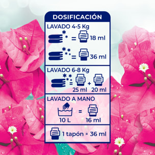 Flor Oceánico Suavizante Concentrado para la ropa 156 lavados (2 botellas x 78 dosis)