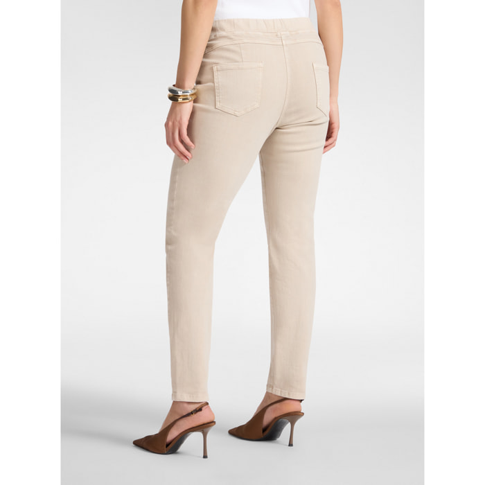 Elena Mirò - Jeggings in bull stretch - Beige