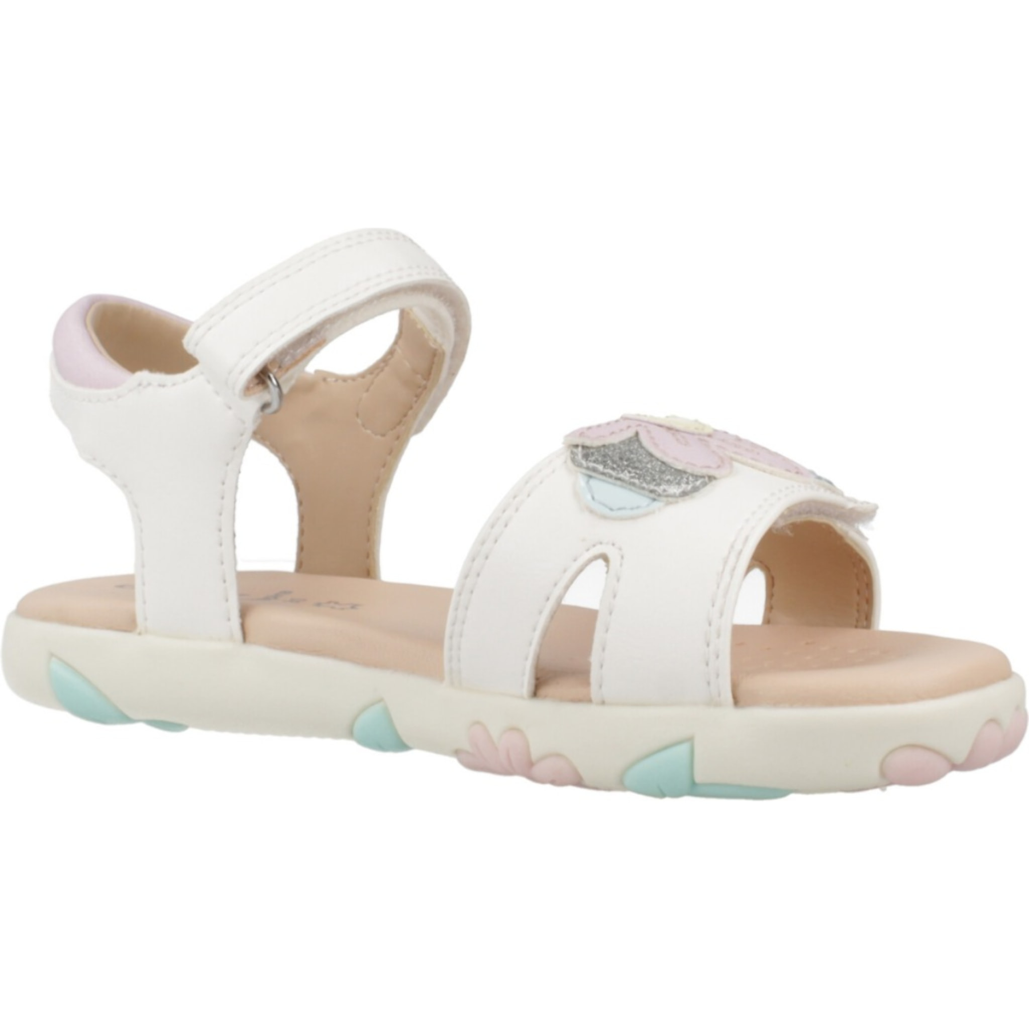 Sandalias Niña de la marca GEOX  modelo J SANDAL HAITI GIRL White