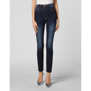 PHILIPP PLEIN Jegging de cintura alta ICONIC PLEIN