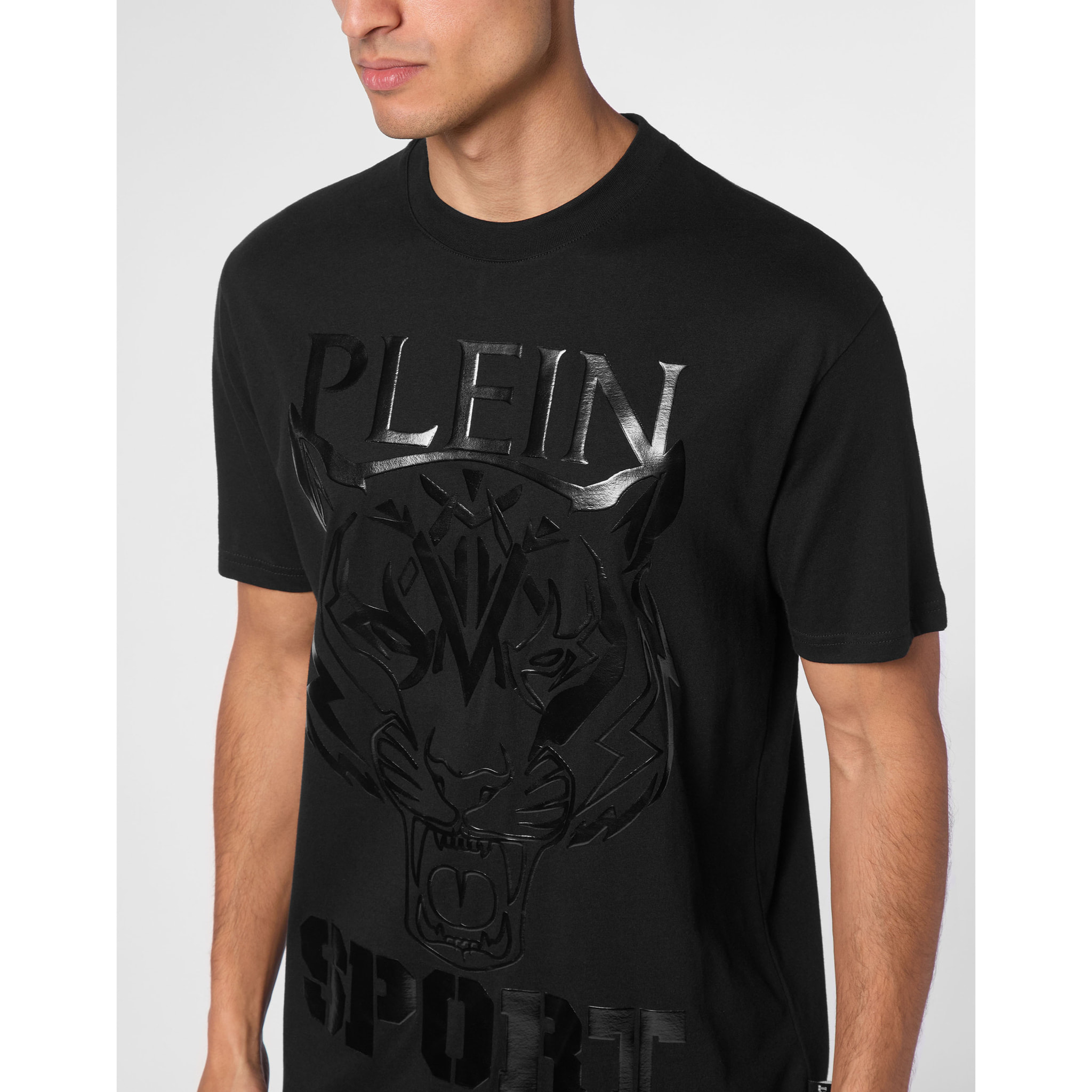 PLEIN SPORT Camiseta Cuello Redondo TIGER