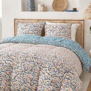 Parure Housse De Couette 3pcs 100% Coton 57 Fils ORIANE