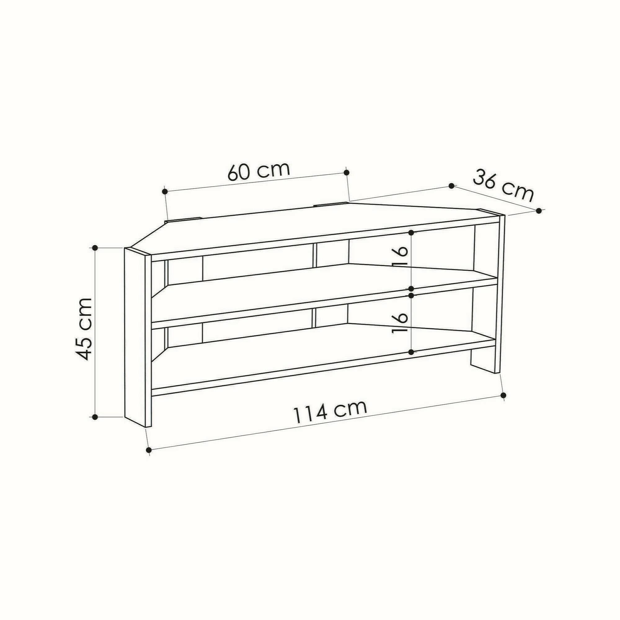 Mobile porta TV Dbarb, Credenza da soggiorno, Armadio basso per TV, Base parete attrezzata, 114x36h45 cm, Quercia