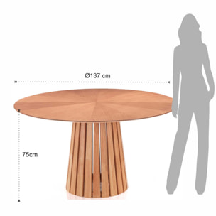 Tomasucci Table ronde VOLGA WOOD