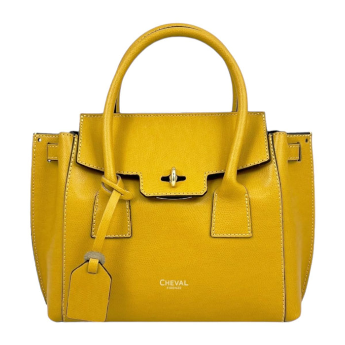 Borsa a mano Cheval Firenze Atria Mini Giallo Senape