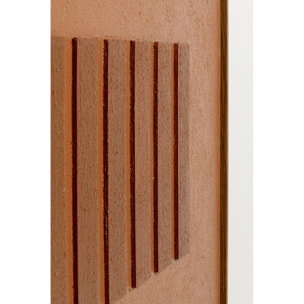 Tableau Frame Art Row 100x100cm marron Kare Design