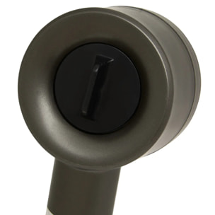 Pommeau de douche L.24,5cm gris