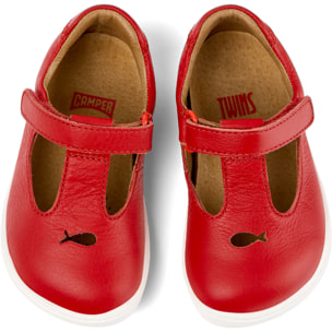 Zapatillas - CAMPER Peu Cami - Rojo - Cuero liso