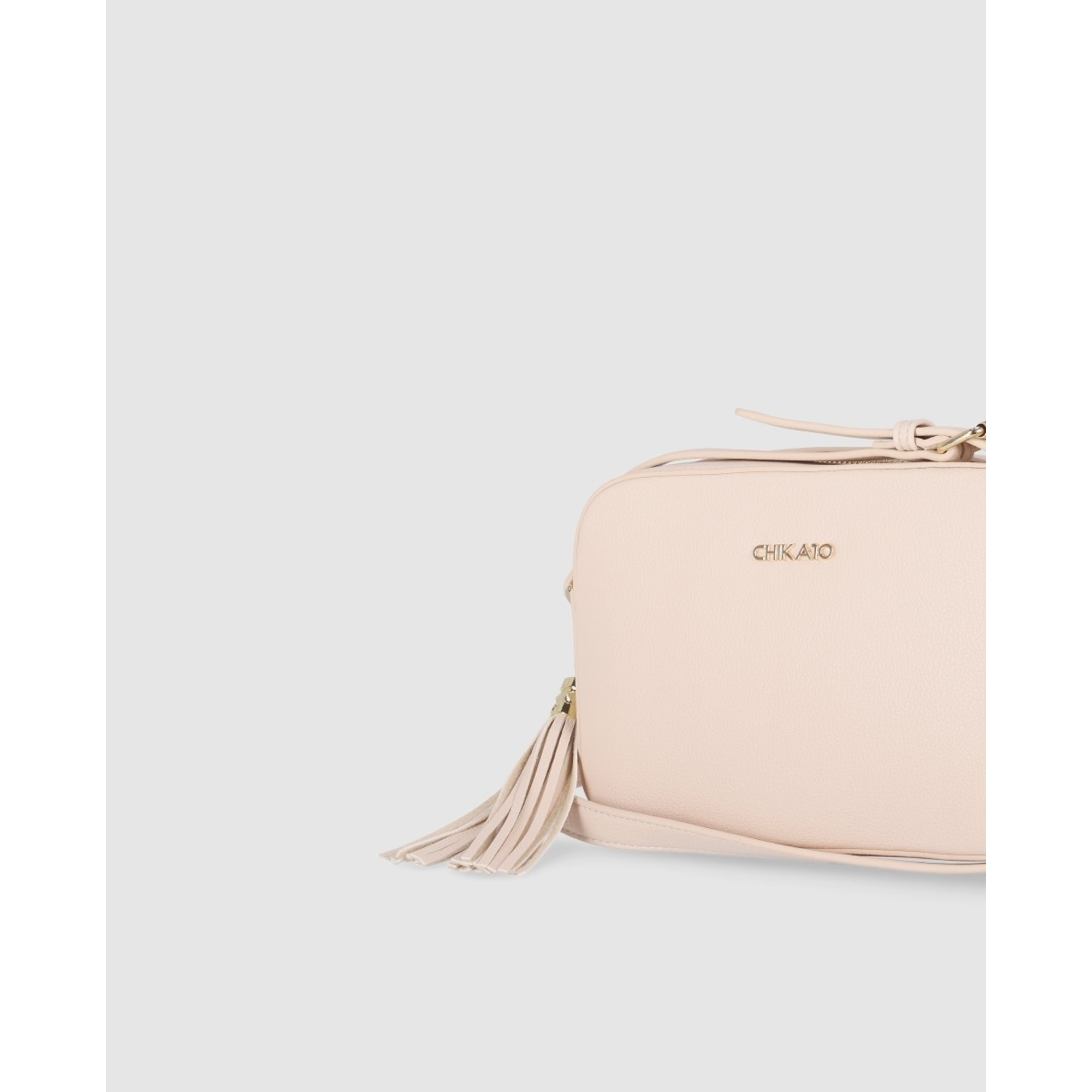 Bolso - Beig - Medida: 24 cm x 17 cm x 7 cm