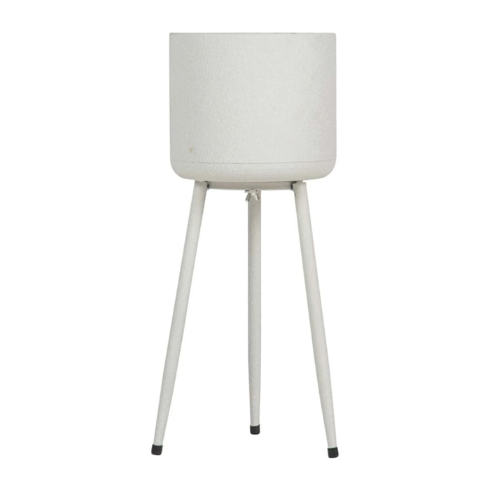 Plantero Metal Blanco 20x20x50 Cm