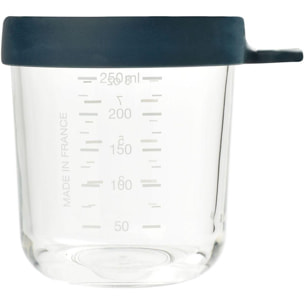 Pot de conservation BEABA verre 250ml dark blue