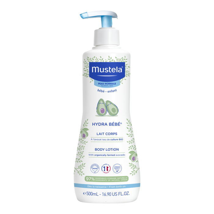 Hydra Bébé Bio - Lait Corps Peau Normale 500 ml