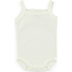 Body bebé tirantes finos algodón