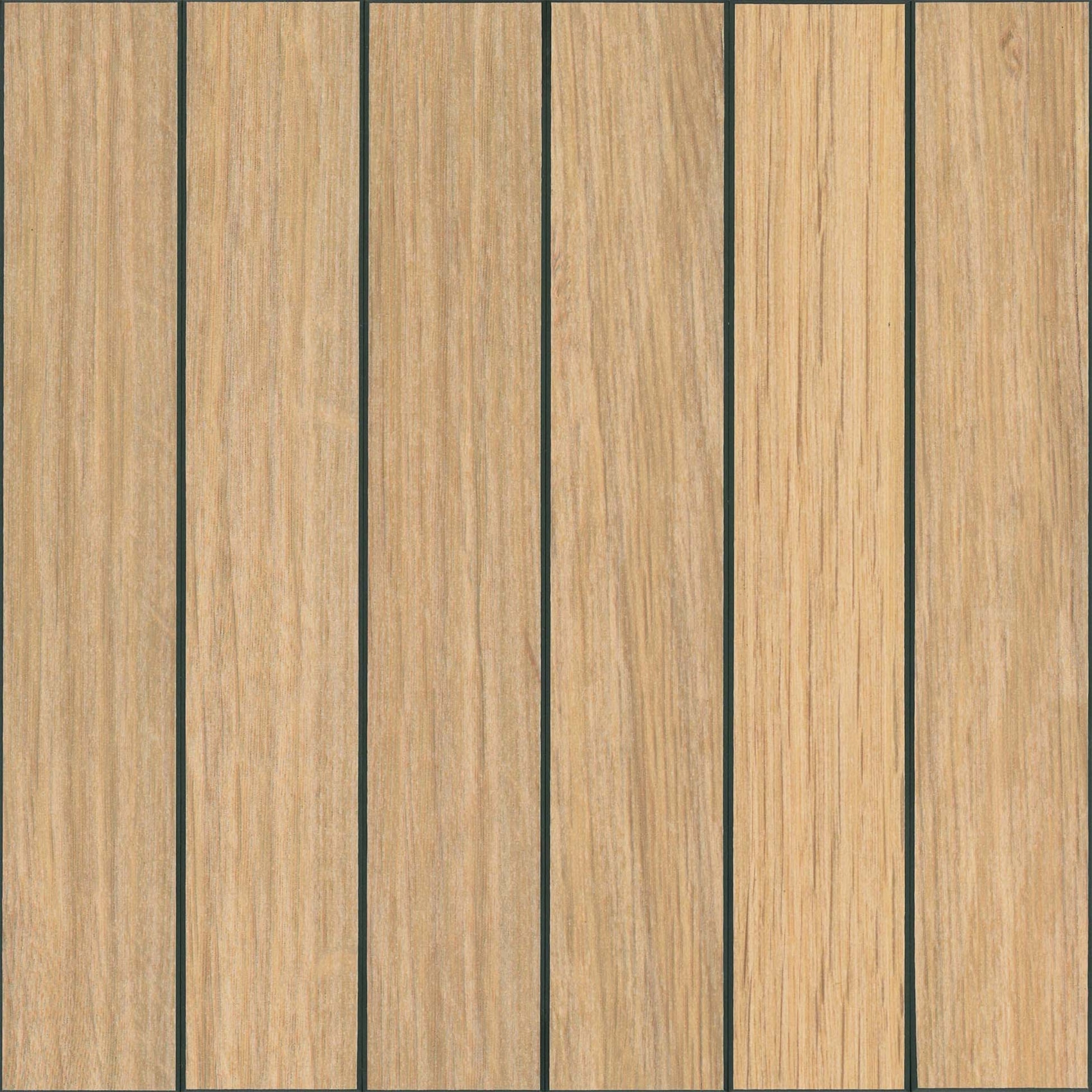 Crédence adhésive murale 3D  - Effet bois 4 pièces - Naturel