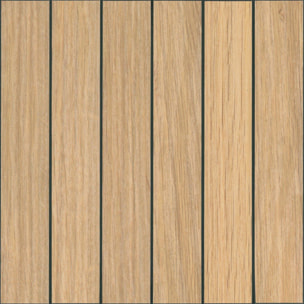 Crédence adhésive murale 3D  - Effet bois 4 pièces - Naturel