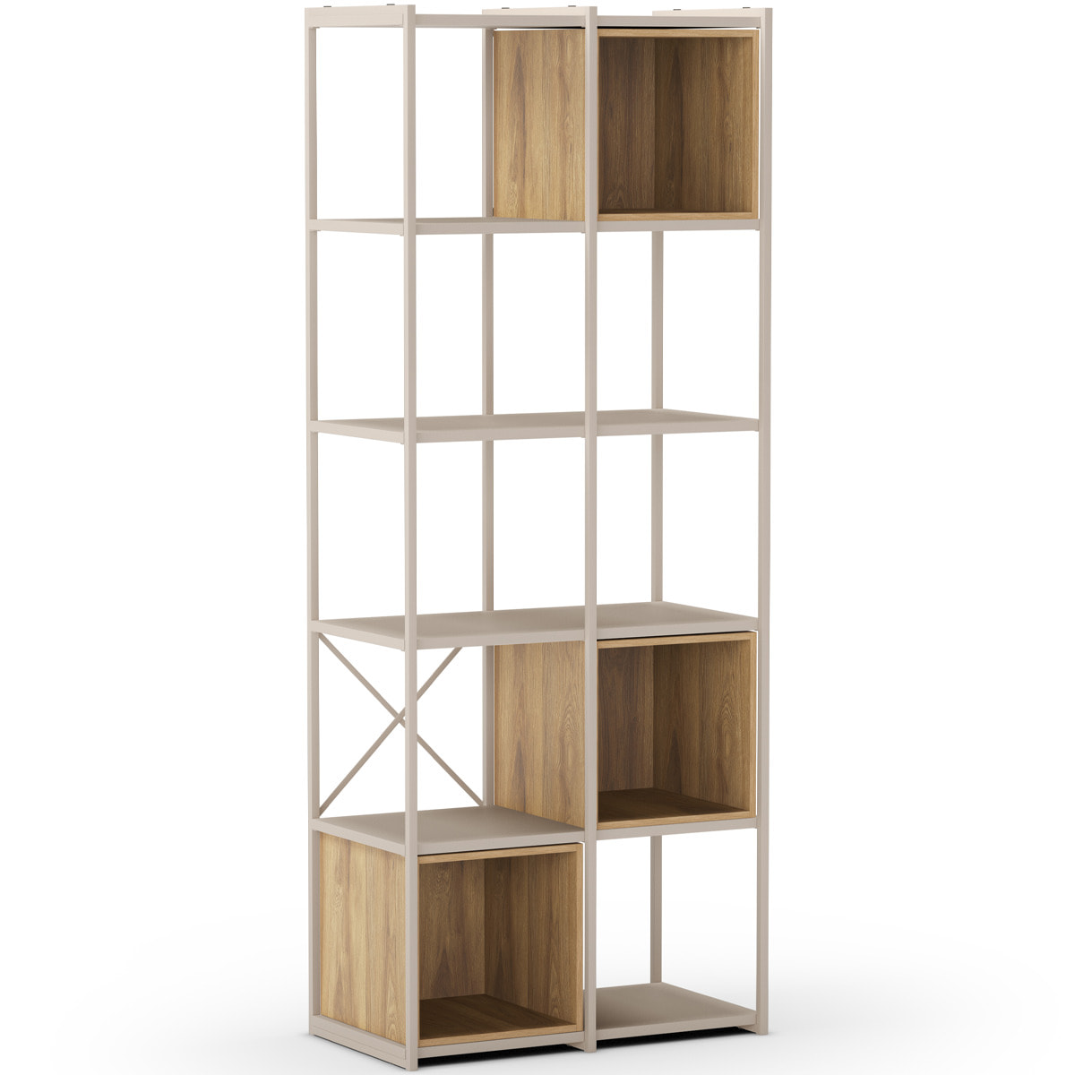 Bibliothèque 5 niveaux en métal - ELIE