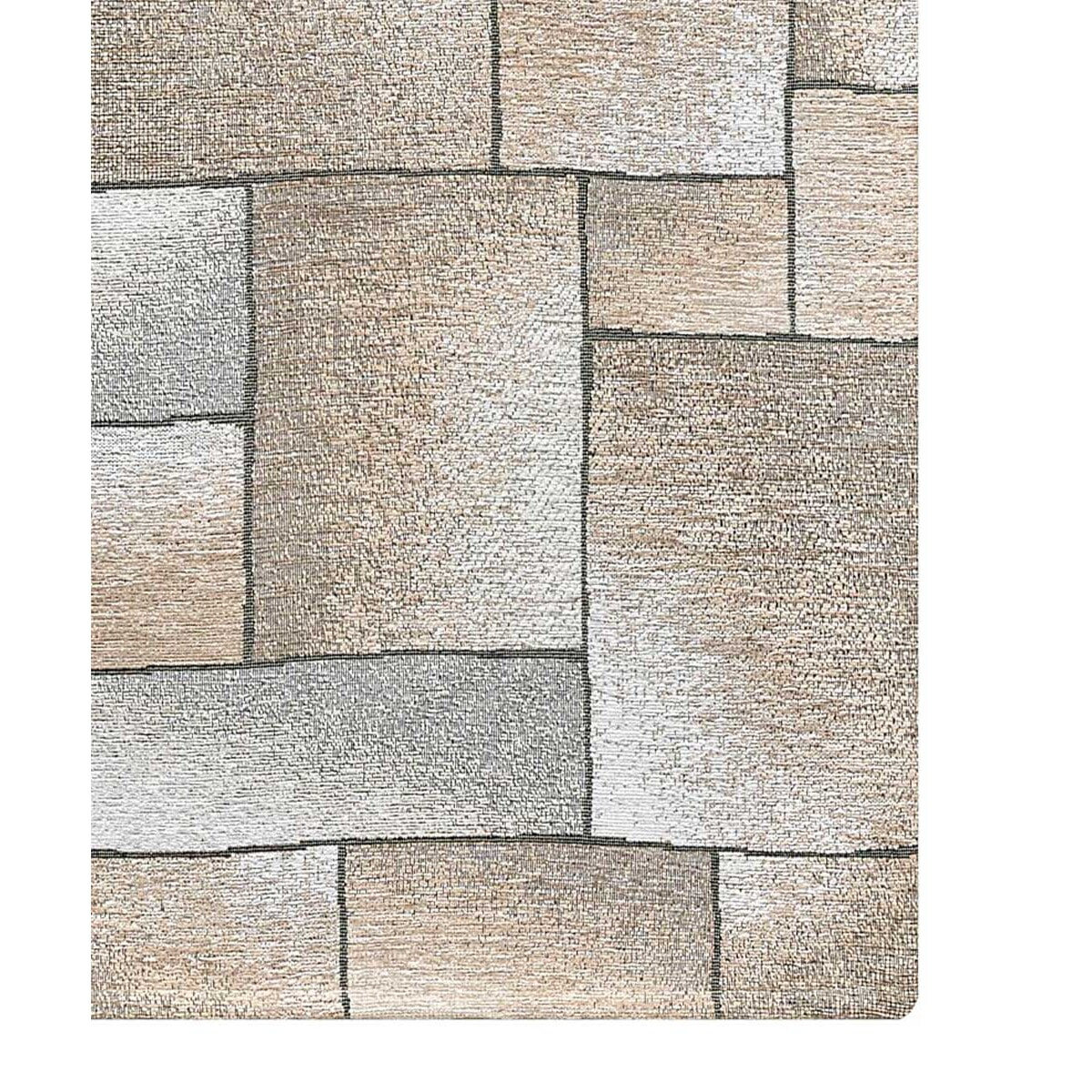 Tappeto Passatoia Corridoio Geometrico Tortora