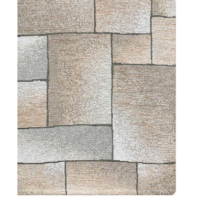 Tappeto Passatoia Corridoio Geometrico Tortora