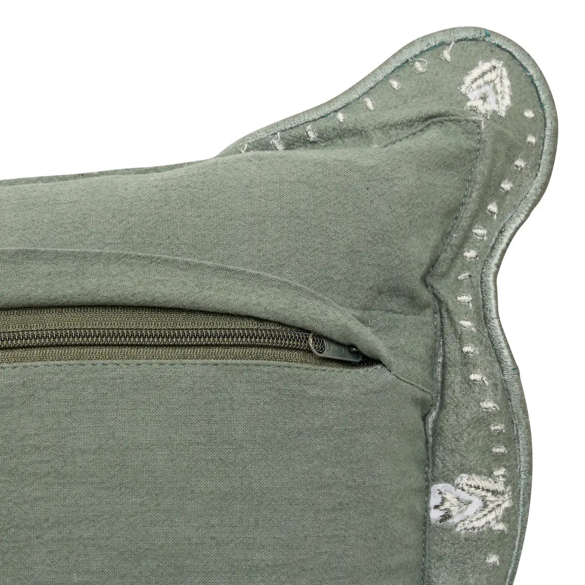 Coussin Mona carré 55x55cm vert
