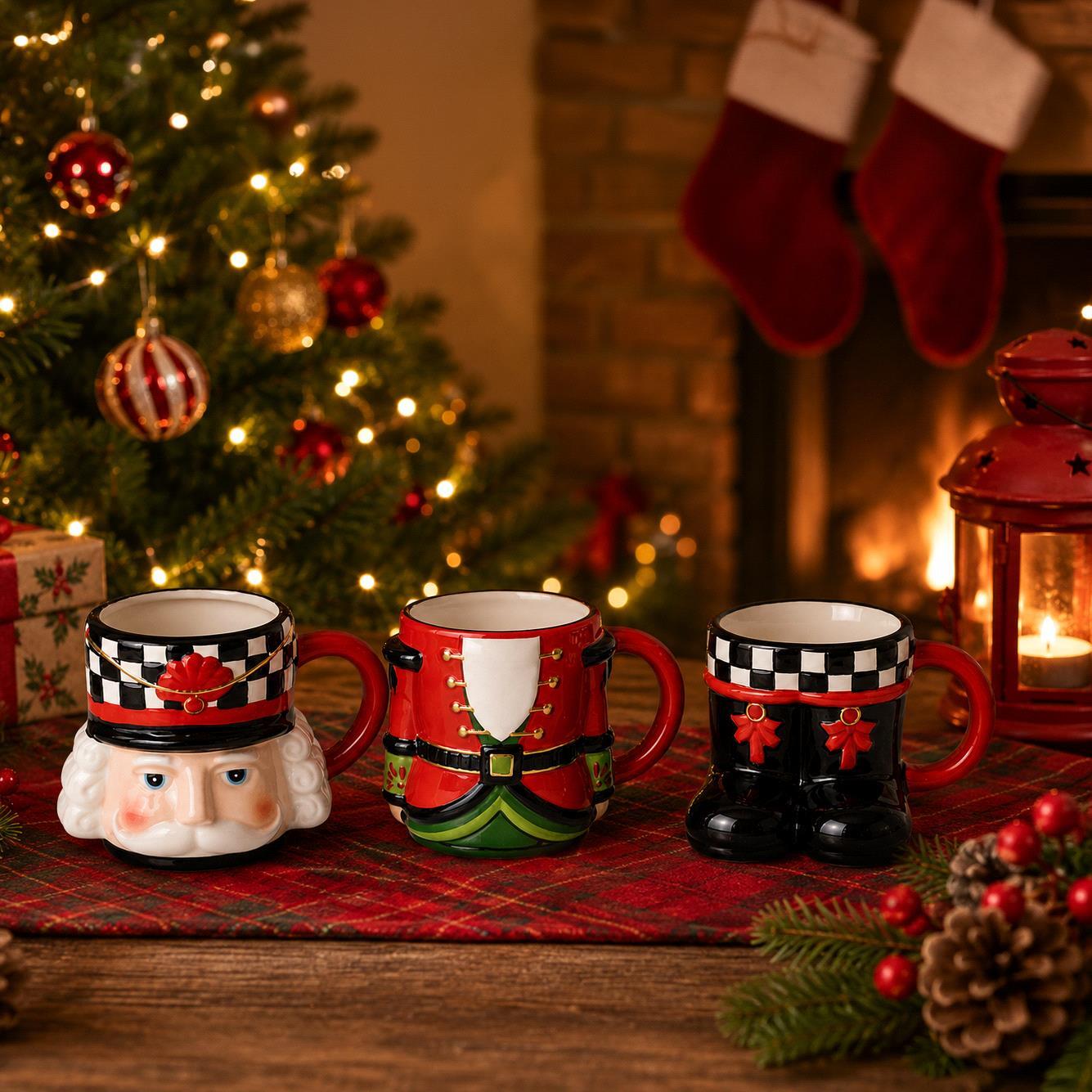 Babbo natale schiaccianoci - Pezzi 1 - NERO - Bianchi Dino SpA