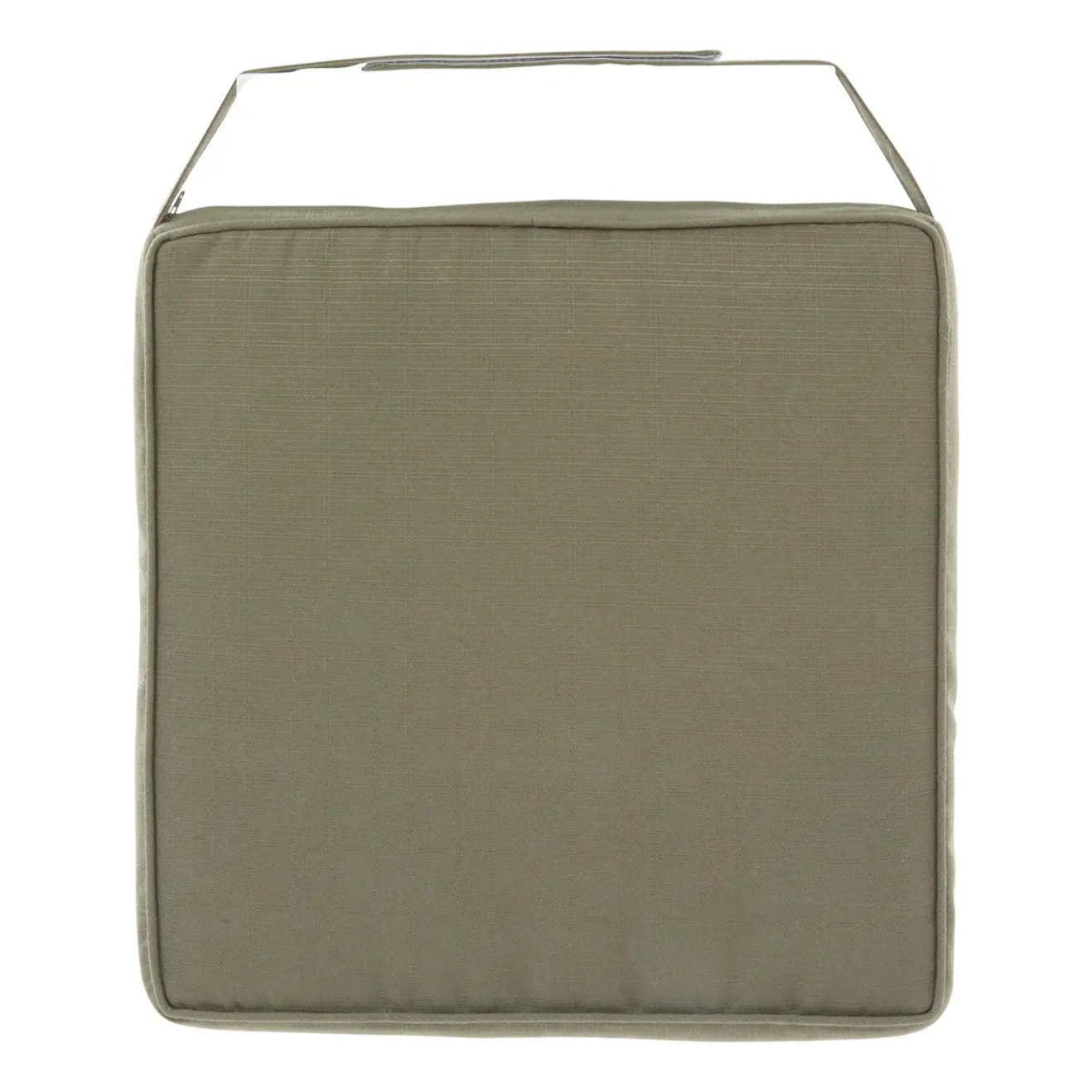 Galette de chaise Korai vert laurier 40x40cm