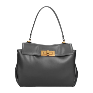 Borsa a mano da donna Made in Italy - Modello Padova - 100% pelle - 28.0 x 19.0 x 8.0 cm