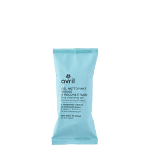 Gel Nettoyant Visage à Reconstituer - 3 Comprimés Nettoyant Visage