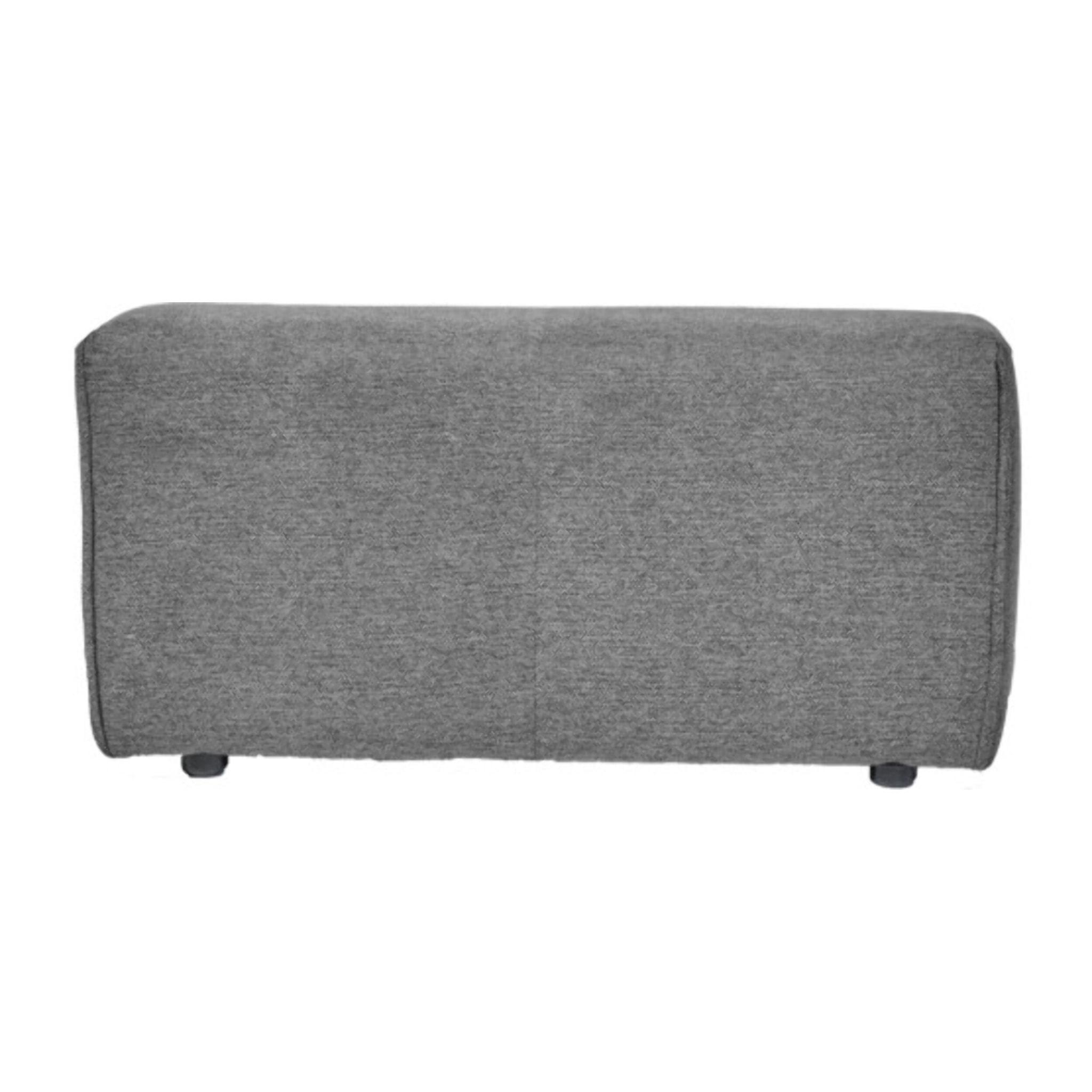 Accoudoir en tissu gris pour canapé modulable - FINN