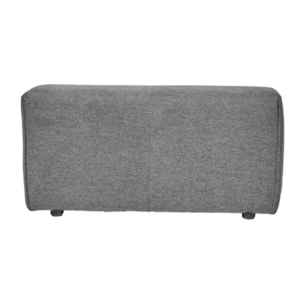 Accoudoir en tissu gris pour canapé modulable - FINN