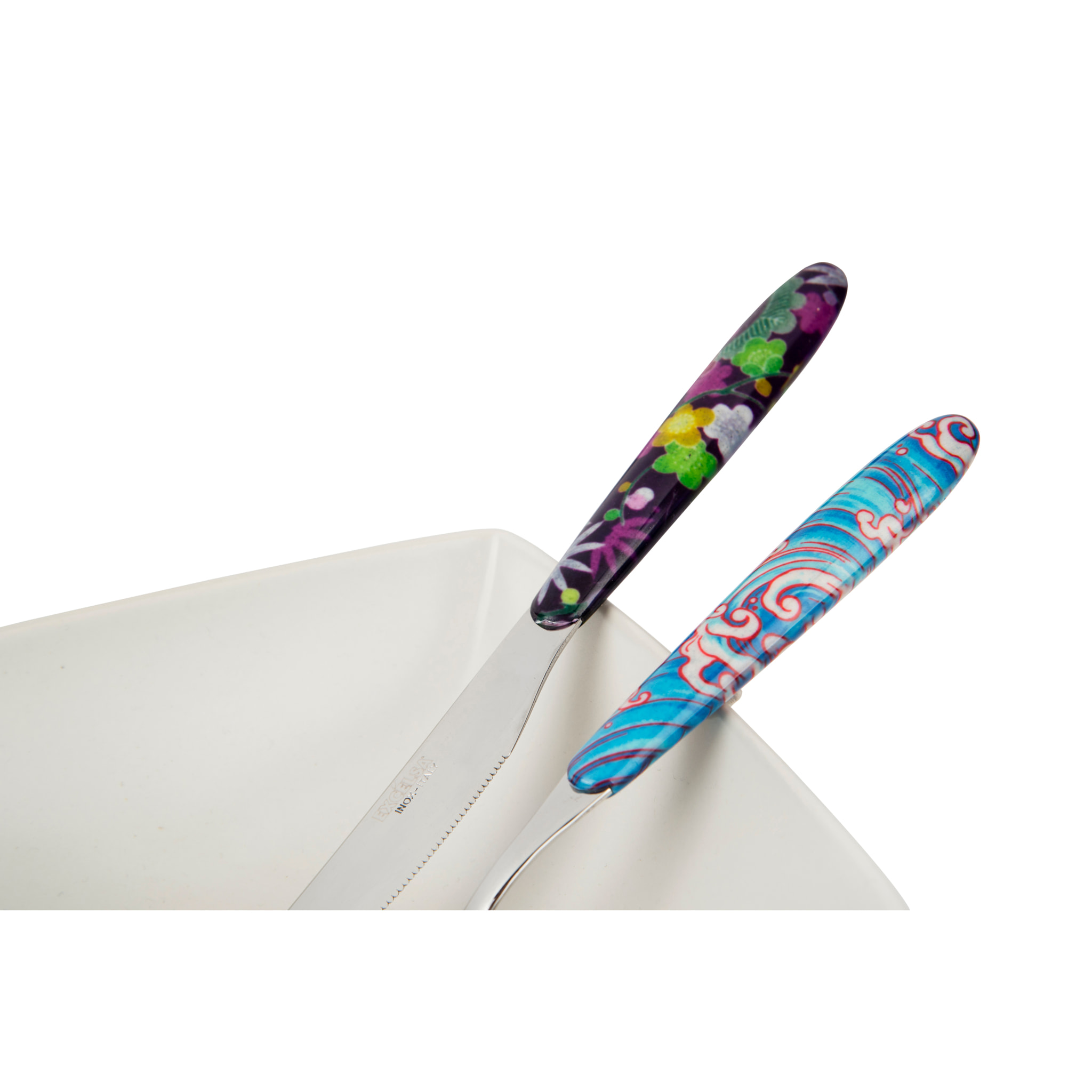 Service 24 couverts Excelsa – Kimono, Acier Multicolore