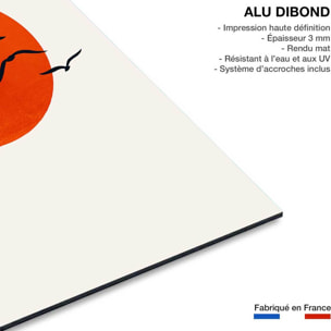 Tableau soleil levant Tableau alu Dibond