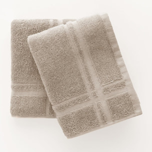 Pack de 2 torchons de cuisine (50x50) TAUPE