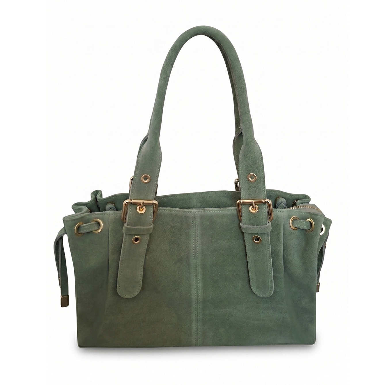 Borsa a mano da donna Made in Italy - Modello Lumena Lux - 100% pelle - 20.0 x 21.0 x 33.0 cm
