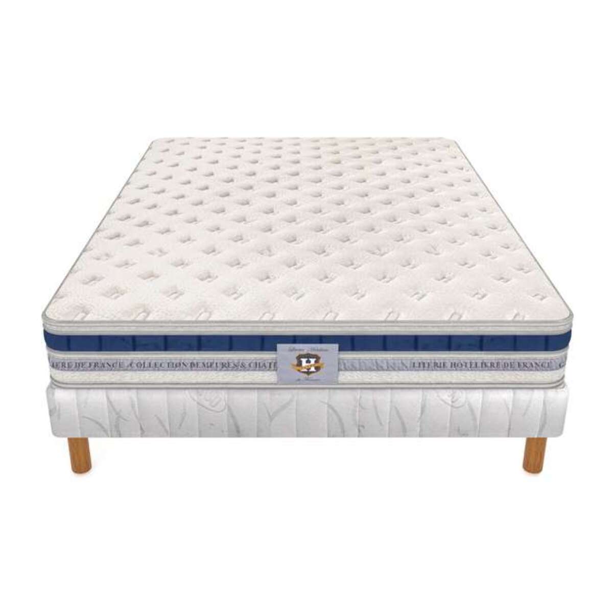 ENSEMBLE Villandry - Matelas 2 places + 1 Sommier