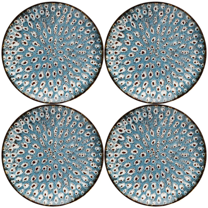 Assiettes Gioia 21cm set de 4 Kare Design