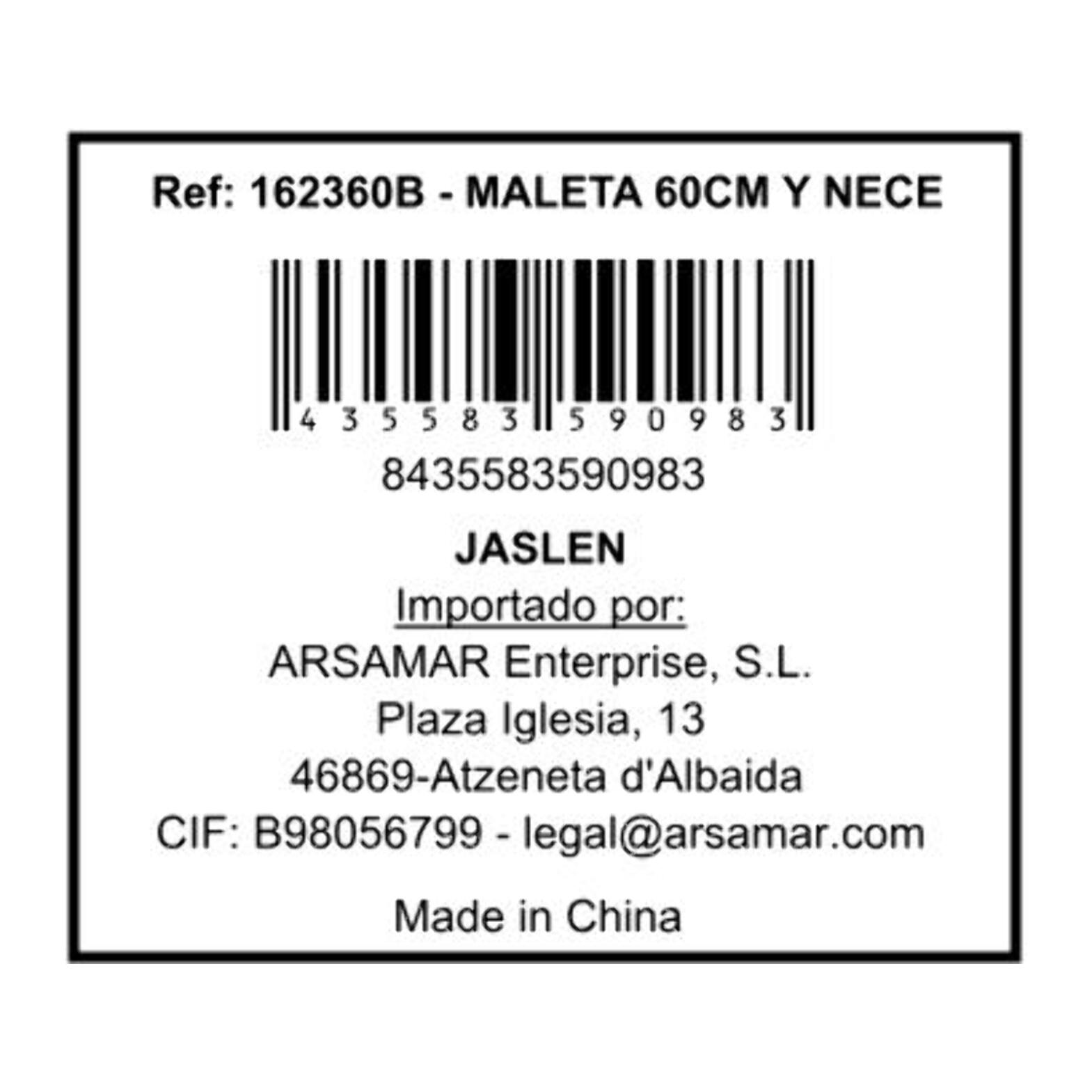 Juego De Maletas Rígidas Pp Jaslen Varese Negro