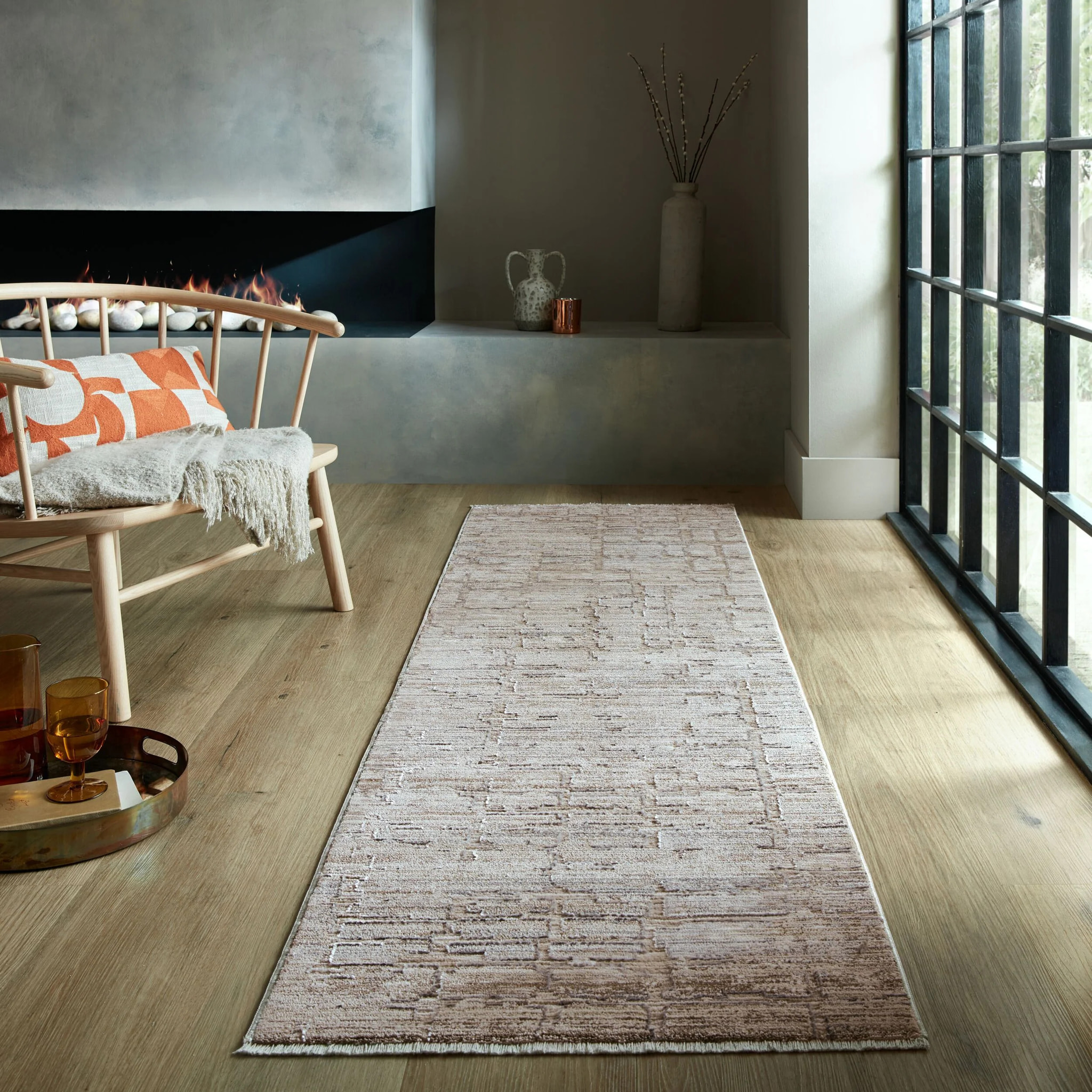 Tapis de couloir MATILDA Beige