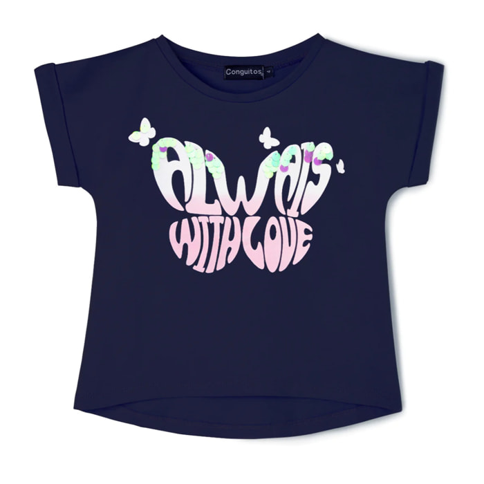 Conguitos - T-shirt a maniche corte casual stampata