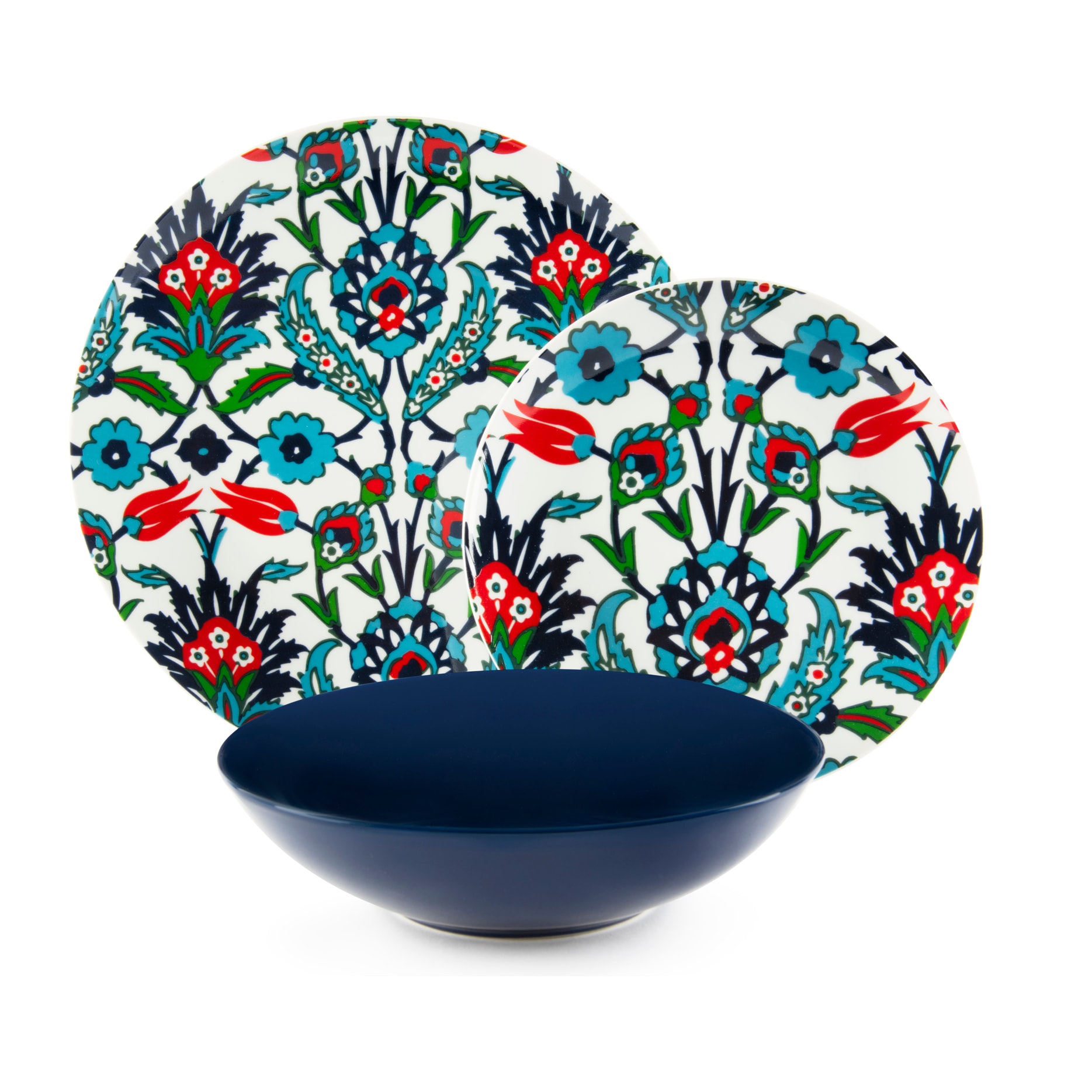 Service de table 18 pièces Excelsa – Topkapi, Porcelaine Bleu