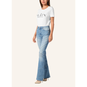 PHILIPP PLEIN Vaqueros Flare Fit RACING