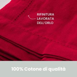 Intrecci – Set 6 tovaglioli in puro cotone 40x40 cm